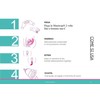 Kit Menstruationstasse MamiCup® M+L (Lila) - Weiches, flexibles, wiederverwendbares medizinisches