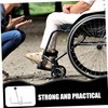 COLLBATH 2pcs Wheelchair Leg Rest Lifter Durable Elevating Rod Accessories