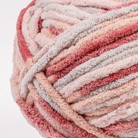 Crafted By Catherine Polar-ized Multi Yarn - 2 Pack (213 Yards Each Skein), Pink Multi, Gauge 6 Super Bulky