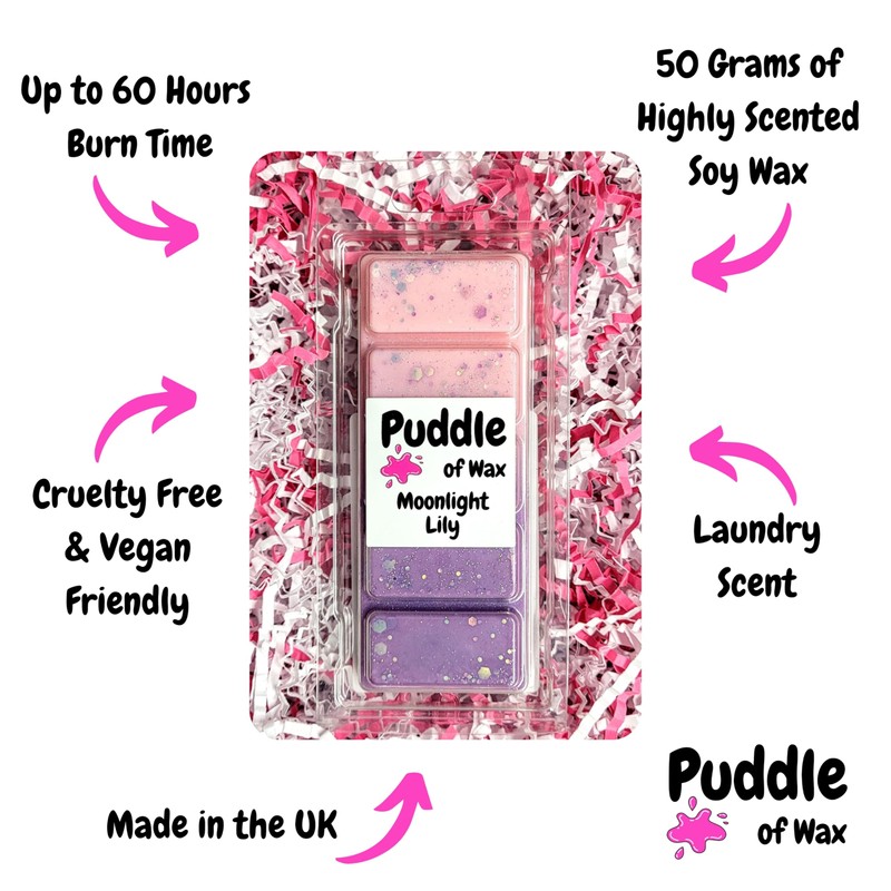 Puddle of Wax - Moonlight Lily Soy Wax Melt Snap