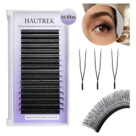 Blister Extensiones De Pestañas U-shaped Shape Mink Yy Lash