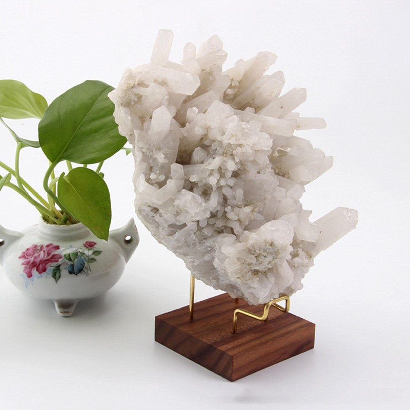 Display Stand for Crystals | Rock Display Stand Brass, Display