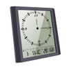Lancoon Digital Screen Wall Clock Indoor Temperature Humidity Mute Snooze