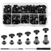 110 Sets Chicago Screws Kit- M5x4,5,6,8,10,12mm Assorted Leather Screw Rivets