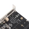 M.2 NVME SSD to PCIE X16 Adapter 4 Port High