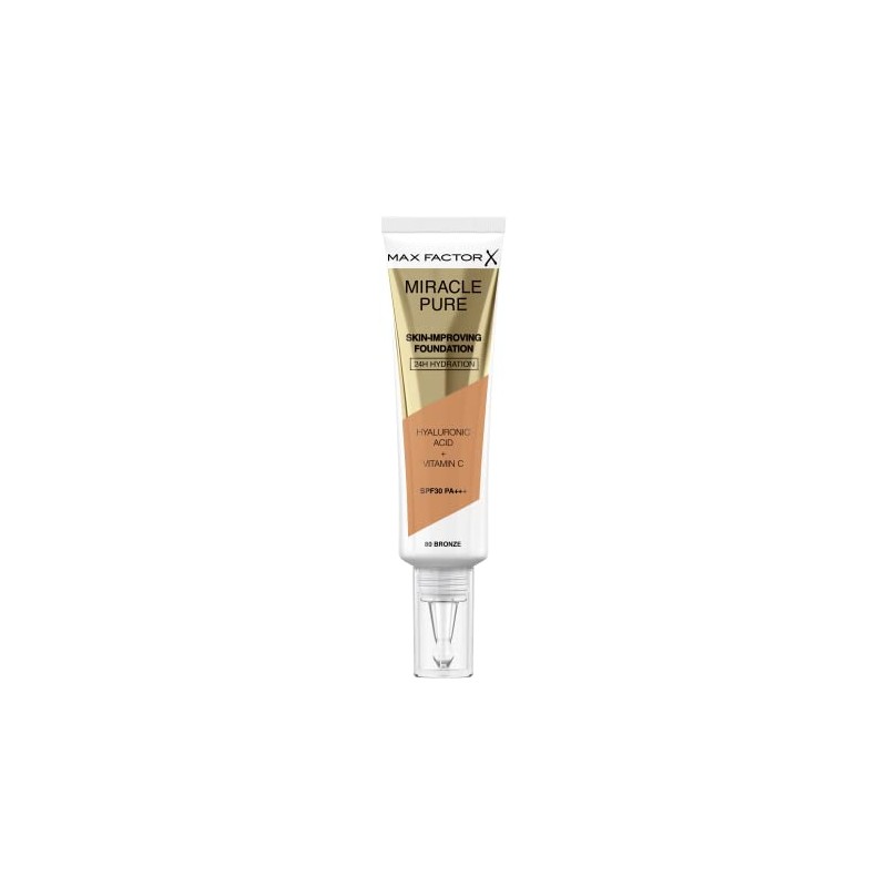 Max Factor Miracle Pure Skin Improving Foundation Colour 80 Bronze,