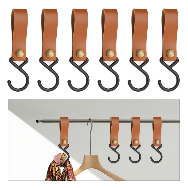 Mikihat Pack of 6 S Camping Hooks, S Hooks with