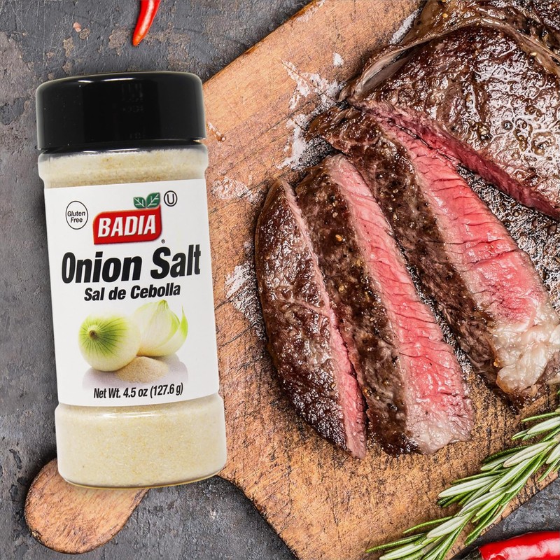 Badia Onion Salt, 4.5 oz – Rich Taste of Onion