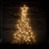 Lights4fun Christmas Outdoor 160 Dual Colour LED Shooting Star Hanging