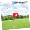 Mipcase Golfing Training Flag Wear Portable Golf Flag for Backyard