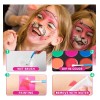 Maquillaje Paletita Duos Base De Agua Arcoiris