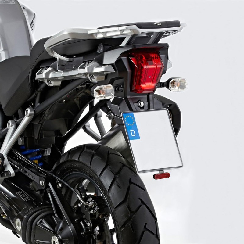 polarmotor Reflector Motorcycle Rear Reflector with Elbow Long T-Holder (Length