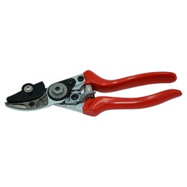 Zenport Z202 Heavy Duty Pruner, Cut-n-Hold, Red Handles, 8-Inch