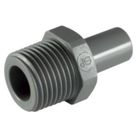IPW Industries Inc-John Guest - Acetal Stem Adapter Fitting 3/8" OD / 3/8" NPT/Single- (PI051223S)