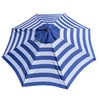 BELLRINO DECOR 9ft 8 Ribs Replacement Royal Blue/White Stripe STRONG