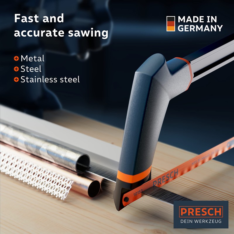 Presch Hacksaw Blades 300mm 4 pcs - Handsaw Blades for