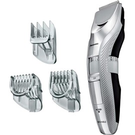  Panasonic ER-GC75-S Hair Cutter, Clipper, Compatible with Two Block, Charging/Alternating Type, Silver Tone