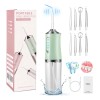 Irrigador Bucal Limpiador Dientes Eléctrico Boquillas Color Verde