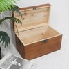 Kepciti Solid Wood Storage Box with Lid - Decorative &