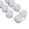 LED Vanity Lights with 10 Dimmable Bulbs USB Adjustable Color