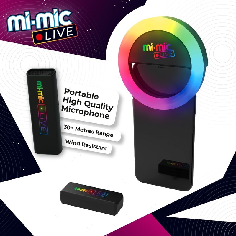 Mi-Mic Live Video Maker Kit for Wireless Vlogging with Lavalier
