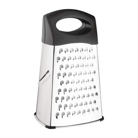 Vogue Heavy Duty Box Grater 230mm Stainless Steel Kitchen Slicer Cutter Tools