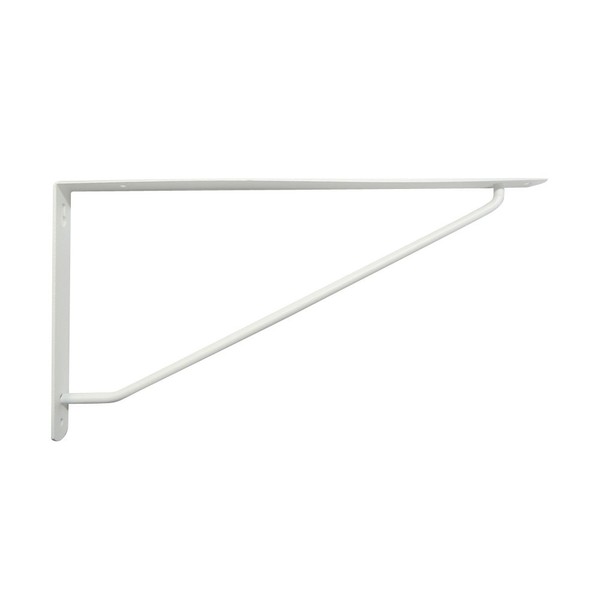 KGYY Industrial Color Arm Shelf Bracket, White, 300x150
