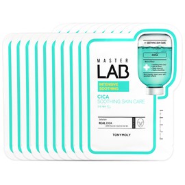 Tony Moly 10 sheets Master Lab Cica Mask Sheet / 토니모리 10매 마스터랩 시카 마스크시트