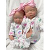 Aniiyy 10 Inch Silicone Newborn Baby Doll, Open Mouth Lifelike