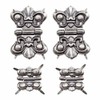 Tim Holtz Idea-ology Hinges, 4 Hinges and 16 Fasteners, Antique