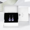 Teardrop Hook Earrings Birthstone Hook Earring for Women Fashion 925