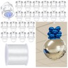 20 Pack Magnetic Ceiling Hooks with 328ft Clear Hanging Line,