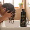 Shampoo Champú Tinte Negro Cubre Canas 3 En 1
