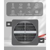 Compact PTC Fan Heater: 12V 50W Portable Ceramic Air Heater