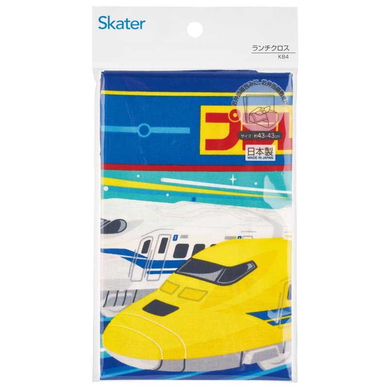 Skater KB4-A Lunch Cloth Plarail 24 16.9 x 16.9 inches