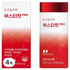 Starting today, Booster Cut PRO, 60 tablets, 4 units / 오늘부터 부스터컷 PRO, 60정, 4개
