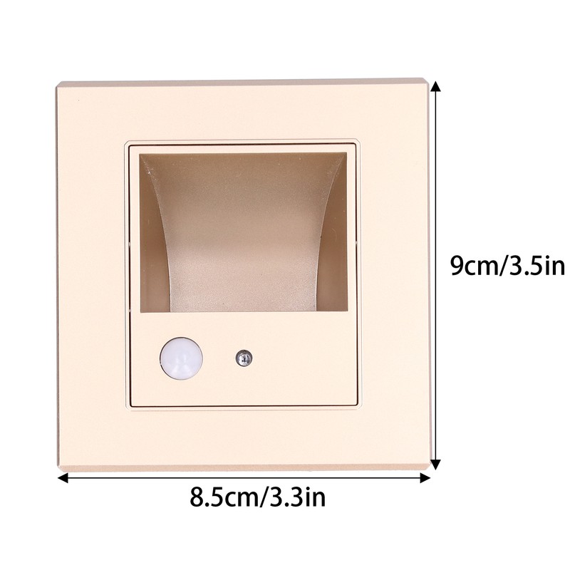 LED Stairs Step Light Embedded Human Body Induction Lamp Pathway