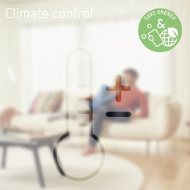 Theben 7220030 RAM 722 (RAMSES) - analoges Uhrenthermostat mit Tages- und Wochenprogramm, Raumtemperaturregler, Raumregler, Thermostat