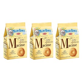 Mulino Bianco: "Macine" Shortbread cookies Cream - 12.3 Oz (350g) Pack of 3 [ Italian Import ] …