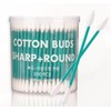 Urban Leaves Beauty Cotton Swabs Round + Pointed, 200 Count,