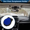 Hihaha Auto-Sonnenblende Sonnenbrillenhalter Stilvoll Magnetisch für Auto SUV LKW/Strapazierfähiger Visier-Organizer