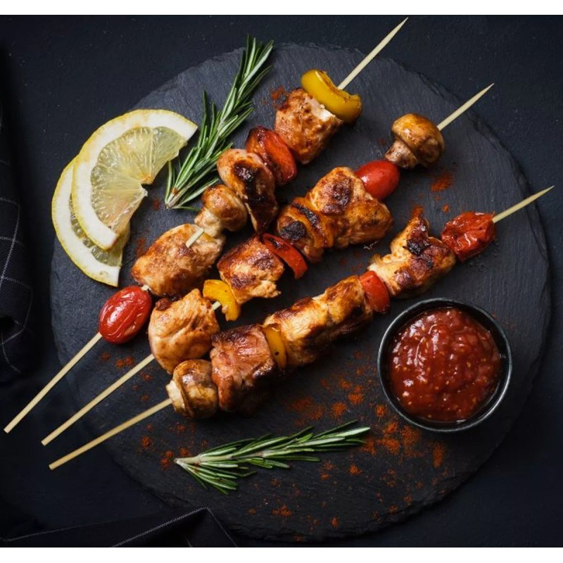 Jands Palillos Para Brochetas Palo De Bambú Madera 15cm 90pzs