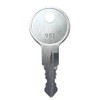 (3) KeyPower 951-980 Keys for Bauer RV Trailer Camper Door
