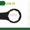 GROWMANIA Double Sided Canister Wrench DIN 51 and DIN 61