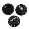 Alnicov Guitar Control Knobs 1 Volumn 2 Tone Fits Metric
