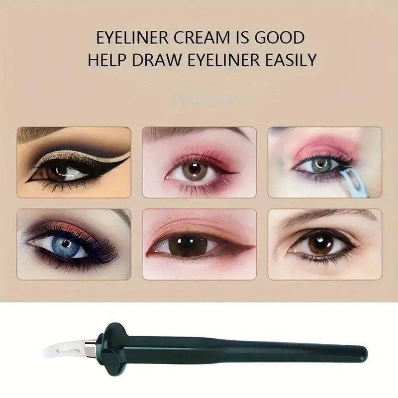 Eye Liner Makeup Tool, 2PC Eyeliner Brush Eyeliners Guide Tools,