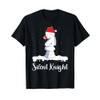 Silent Knight Chess Pun Xmas Knight Figure Christmas Chess T-Shirt,