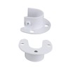 U Shape Shower Rod Holder 4pcs Curtain Rod Bracket Stainless
