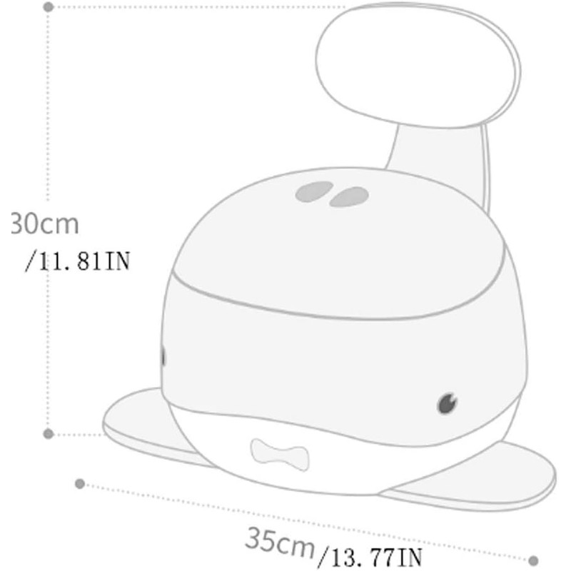 Potty Training Toilet with Lid and Removable Container Easy Clean