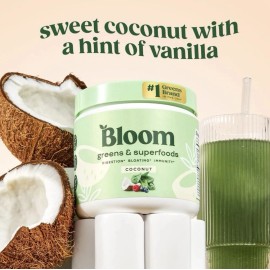 BLOOM NUTRITION Greens and Superfoods Powder - Coconut 6.95oz Brand